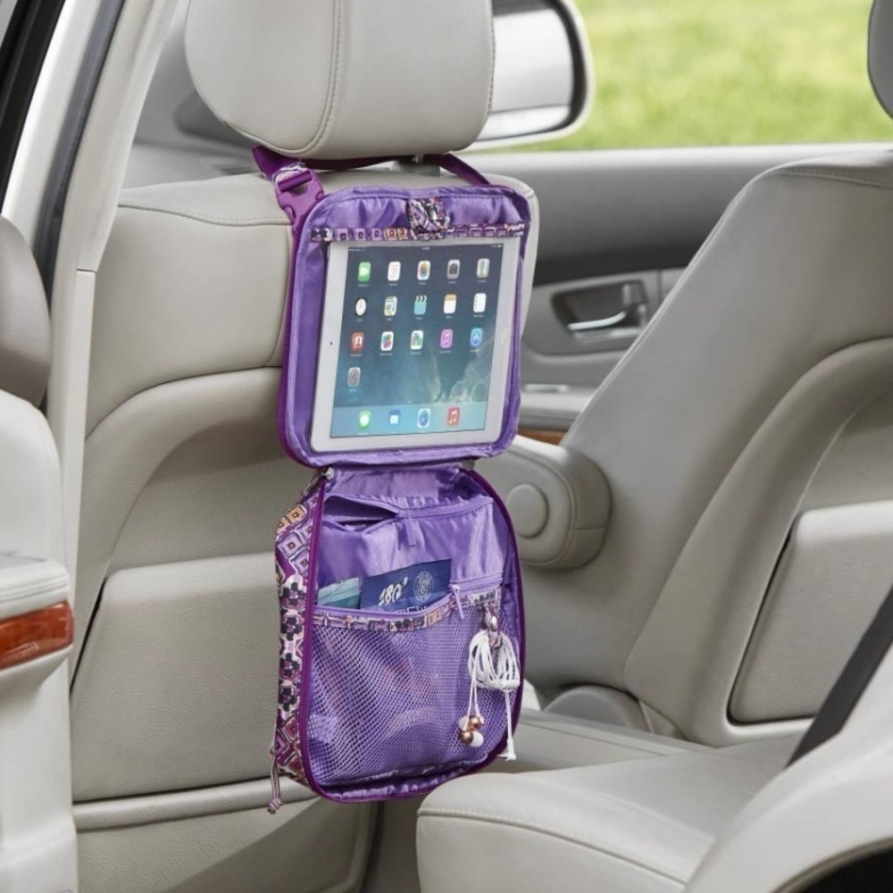 Vera Bradley‎ Lighten Up Seat Back Organizer Dream Diamonds NWT